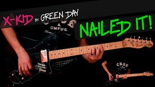X-Kid - Green Day guitar cover by GV + chords