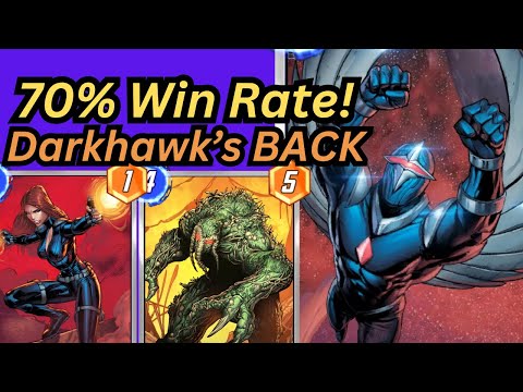 70% Win Rate Man-Thing Deck is PERFECT To Make Darkhawk Insane Again! - Marvel Snap