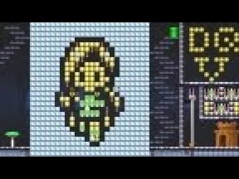 ドット絵からカギを4つ探そう♪ ～DQ5ビアンカ～ key4 by メロディアイ3 - Super Mario Maker - No Commentary 1br