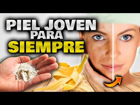 Your skin will always look young! No blemishes or wrinkles | Homemade face mask with banana peels...