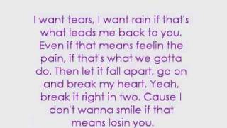 Michelle Branch - I Want Tears [Lyrics]