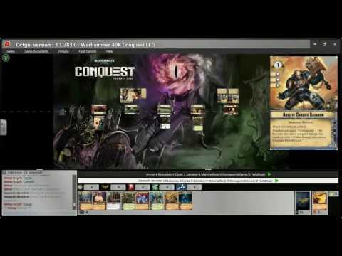 40k Conquest on OCTGN - Zarathur vs Mavros