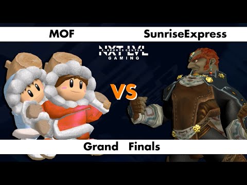 NXT LVL Gaming 10 - Grand Finals - MOF (Ice Climbers) vs SunriseExpress (Ganon) - SSBM Smash Melee