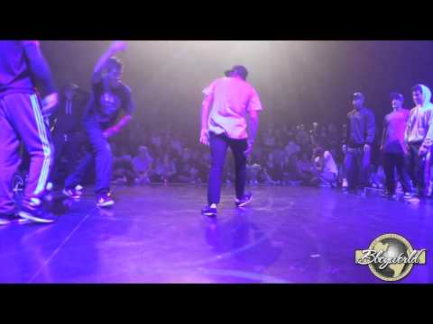 Hustle Ghost vs Flipside Tecnhique // .BBoy World // BREAKING 5on5 FINAL | WORLD MAX BATTLE 2014