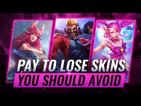 15 PAY TO LOSE Skins That Hurt YOUR Gameplay - League of Legends