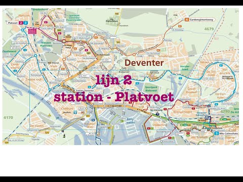 Lijn 2 Deventer station - Platvoet via Keizerslanden
