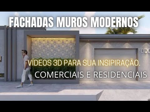 modelos fachada de muro E LOJAS COMERCIAIS