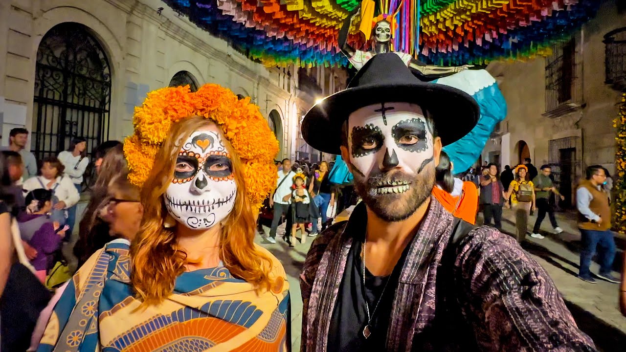 Participamos da "Fiesta de los Muertos" no México!!