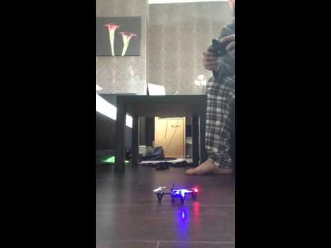 MY FIRST DRONE FLIGHT - HUBSAN X4 (ft my feet - APOLOGIES)