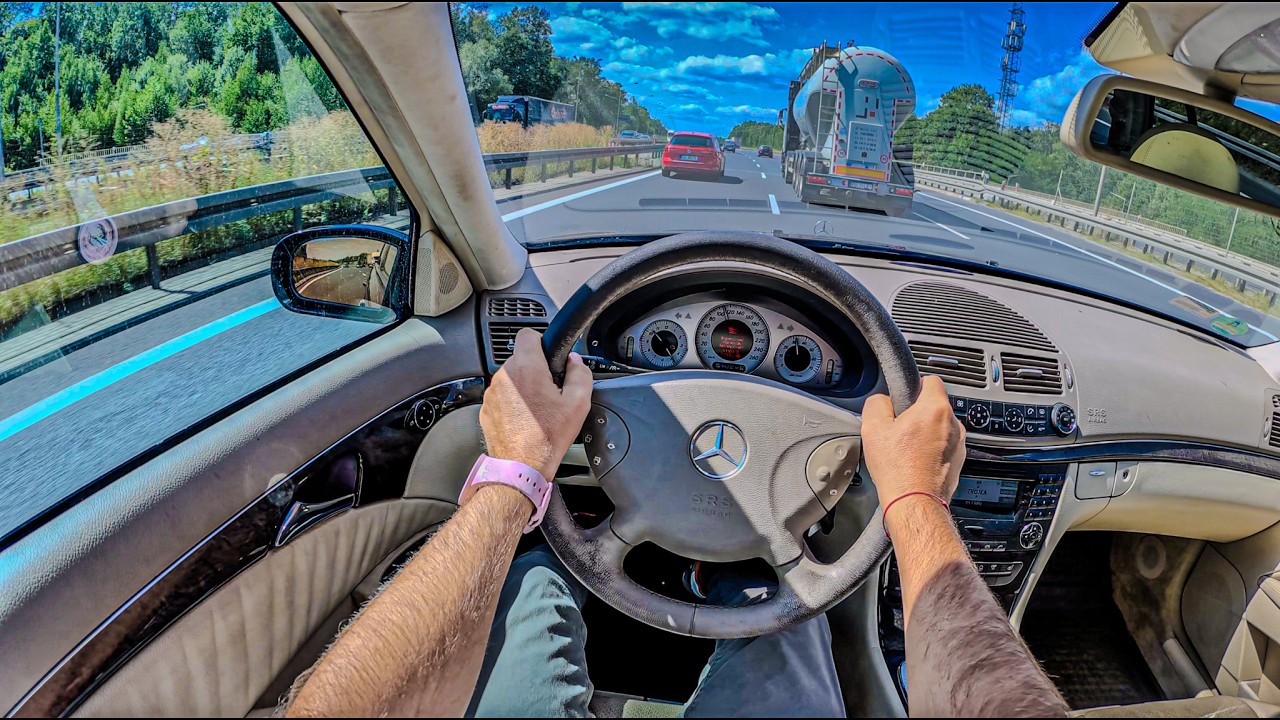 2003 Mercedes-Benz E 200 (163 HP) POV Test Drive | #2892