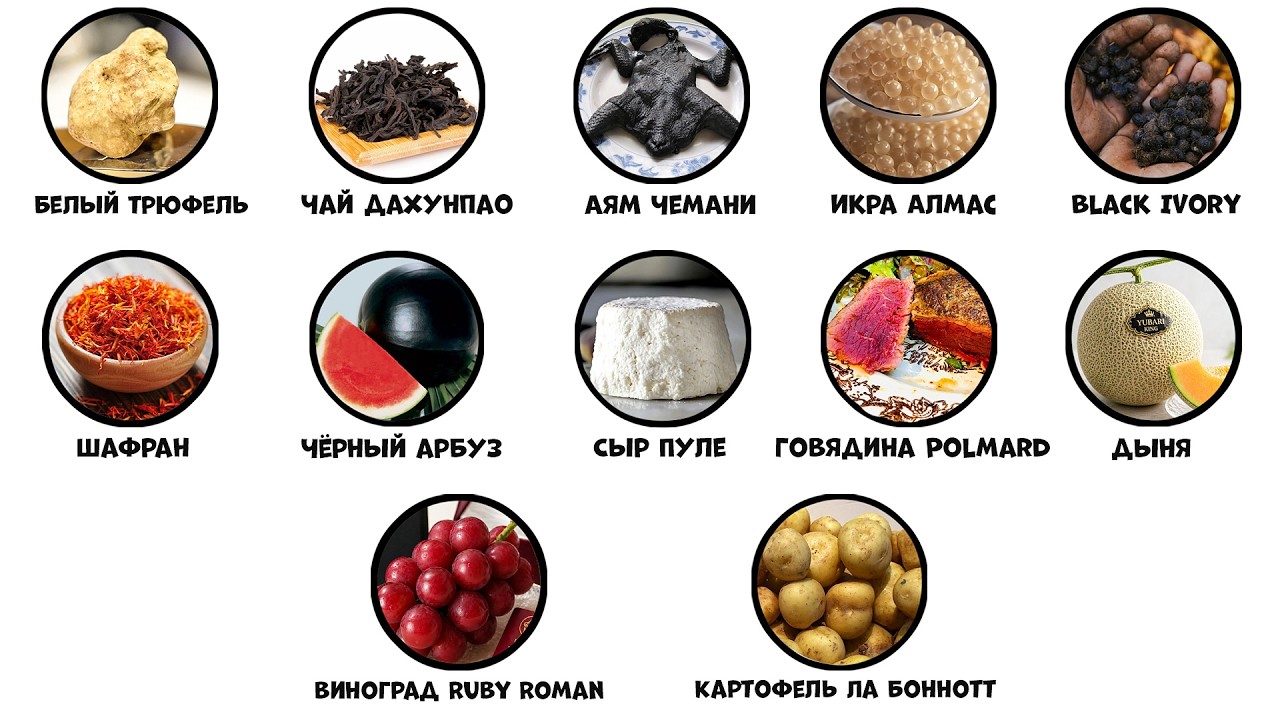 Вся лакшери еда за 11 минут