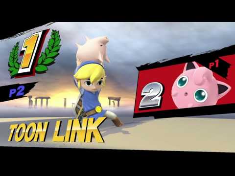 Kom til far - Wii U RR - Koji (Jigglypuff, Bayonetta) VS  Lirnesu (Toon Link)