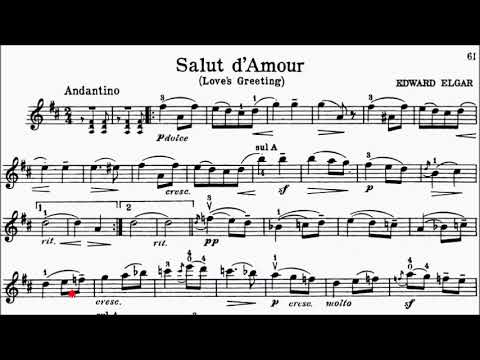 HKSMF 74th Violin 2022 Class 213 Grade 4 Elgar Salut d'Amour Sheet Music 校際音樂節