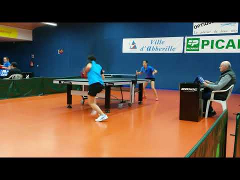 TENNIS DE TABLE (Pré-Nat. Fém, barrage accession N3) Longueau 3 - 8 Ent. A.T.T. Le Havre/St-Jouin