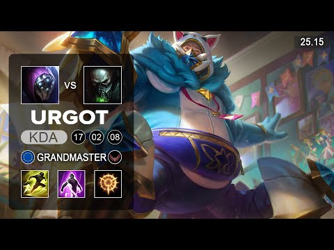 Urgot vs Jax Top - EUW Grandmaster - Patch 25.15 Season 15