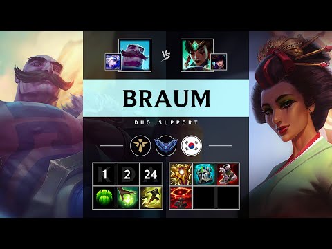 Braum Support vs Karma - KR Diamond Patch 25.18