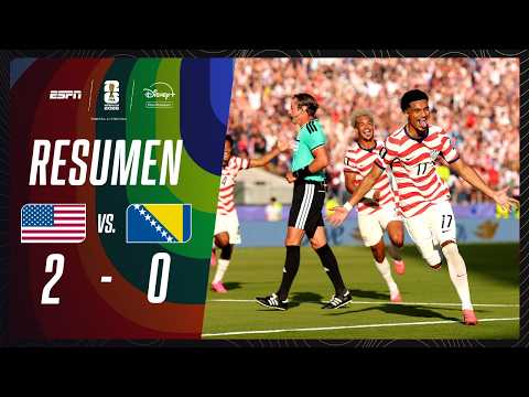 Resumen Estados Unidos vs Bosnia y Herzegovina