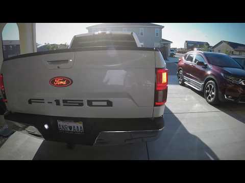 2018-2020 F-150 rear LED emblem and LED tail light.