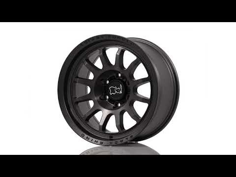 BLACK RHINO RAPID 17X9 5 6LUG ET 18 MATTE BRUSHED GUNMETAL