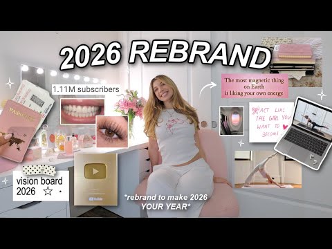 HOW TO BECOME YOUR BEST SELF IN 2026! vision board, achieving goals & becoming magnetic