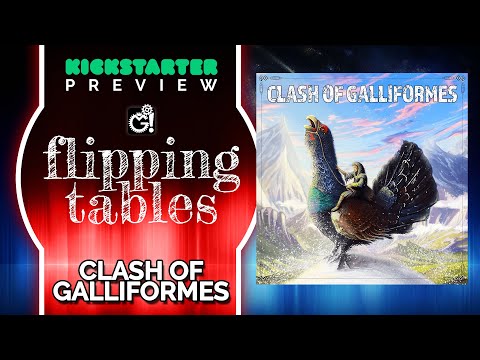 Clash of Galliformes Boardgame | Kickstarter Preview