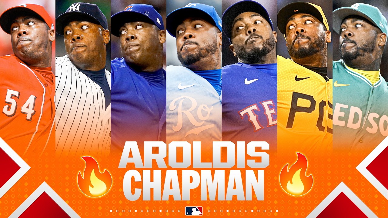 AROLDIS CHAPMAN: Among baseball’s greatest closers 💪 | MLB Highlights