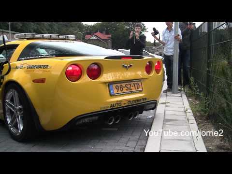 Yellow Corvette C6 Z06 Loud Sound!! - 1080p HD