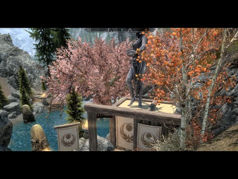 Dragonborn Cliff Player Home - Skyrim Special Edition House Mod