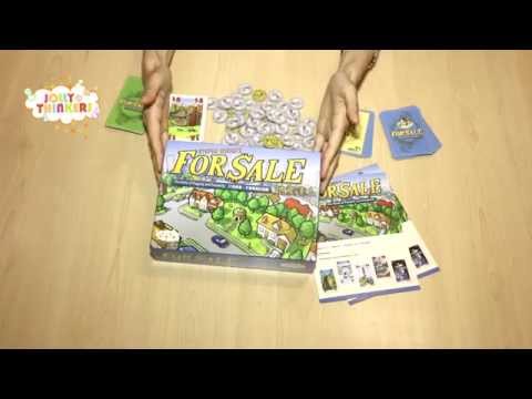 For Sale 地產達人 (廣東話版) - Jolly Thinkers Boardgame Channel