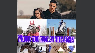 Would you ride at this horse barn????