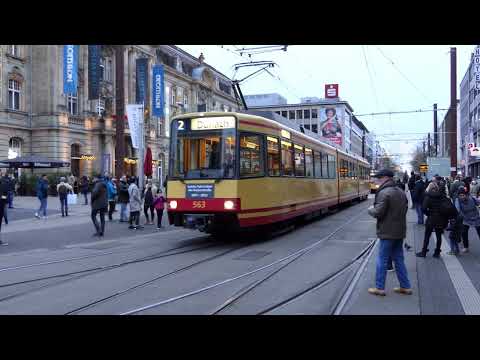 Tramparade 2021 - GT8-80C @ Kaiserstrasse Karlsruhe