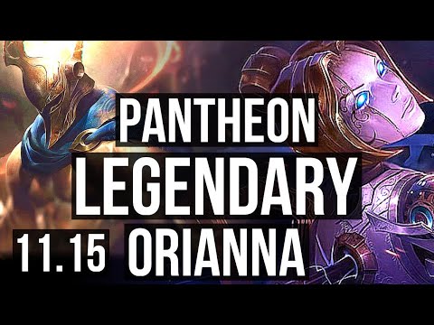 PANTHEON vs ORIANNA (MID) | Quadra, 14/2/9, Legendary, 700+ games | BR Grandmaster | v11.15