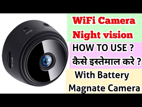 Abs day & night magnetic camera spy, for security