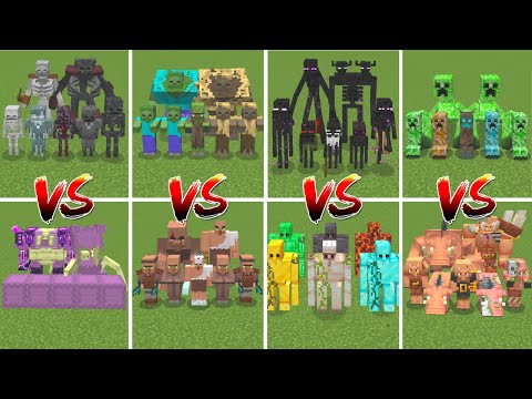 Peteson Craft - MOB ARMY TOURNAMENT | Minecraft Mob Battle