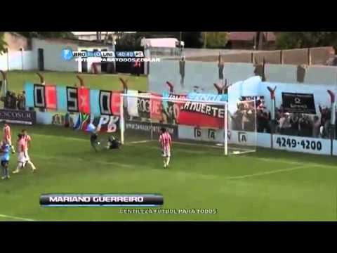 1° gol de Guerreiro a Unión con el relato de Juan Ignacio Sendra (Brown: Una Pasión, un sentimiento)