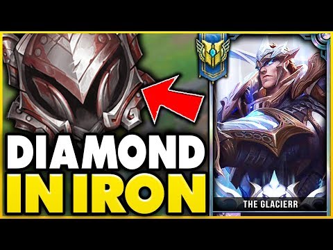 FIRST TIME PLAYING IN *IRON 4* (ELO-HELL ACTUALLY EXISTS) ONE-TRICK VS IRON 4 - League of Legends