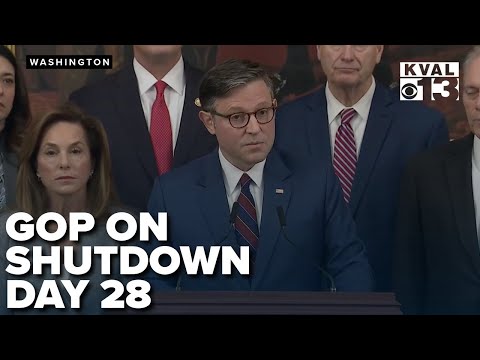 Johnson, GOP on shutdown day 28