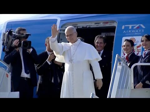 Video | Pope Leo XIV leaves Lebanon | AFP
