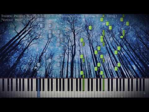 [Synthesia Piano] Touhou 8 - "Voyage 1969" - Solo