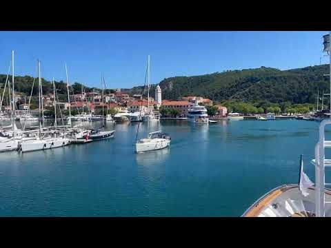 Einfahrt Hafen Skradin, Kroatien, 26. Juni 2024