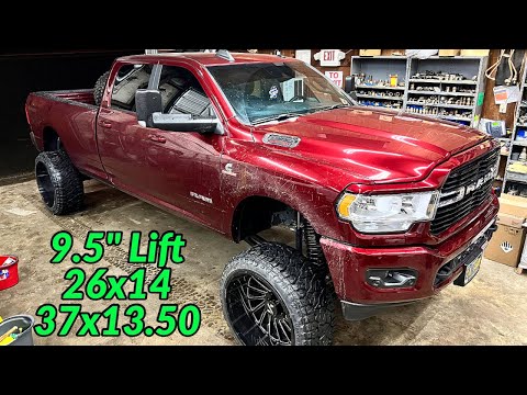 ZONE OFFROAD 6.5\" LIFT INSTALL ON 2021 DODGE RAM 3500 CUMMINS PART 2!