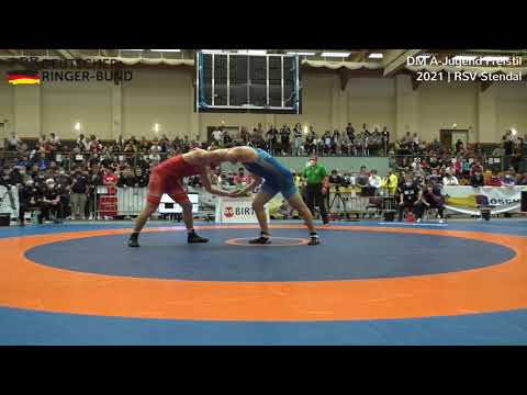 RINGEN DM 21 A-Jugend Freistil - NORDISCH 3.Runde 110kg Ewald Stoll vs. Kay Dominik Schall