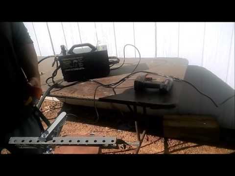 Set up and testing 40 amp harbor freight plasma cutter