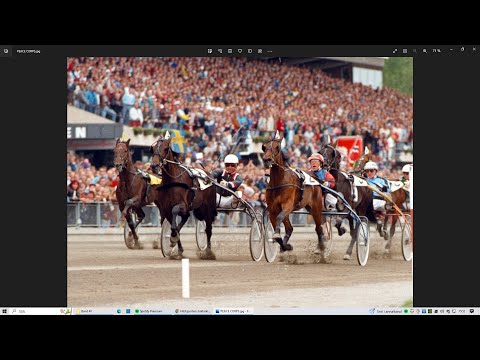 SVT:s sändning från Elitloppet 1991.