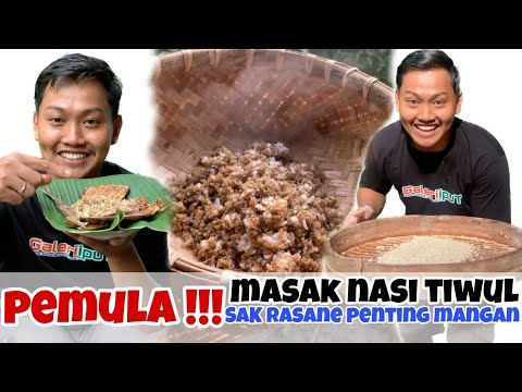 THIS YOUNG MAN DESPERATELY COOKED SEGO TIWUL!!! HOW TO MAKE SEGO TIWUL WONOGIRI