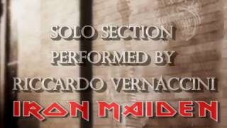 Iron Maiden-Aces High solo section performed by Riccardo Vernaccini