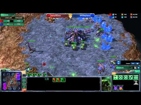 Stephano (Z) vs JonnyREcco (Z) - Antiga Shipyard