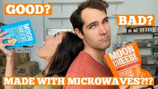 MOON CHEESE made with microwaves?!?  Review.