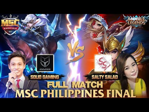 Final Match 2 SOLID GAMING VS SALTY SALAD + Caster - Mobile Legends Philippines MSC