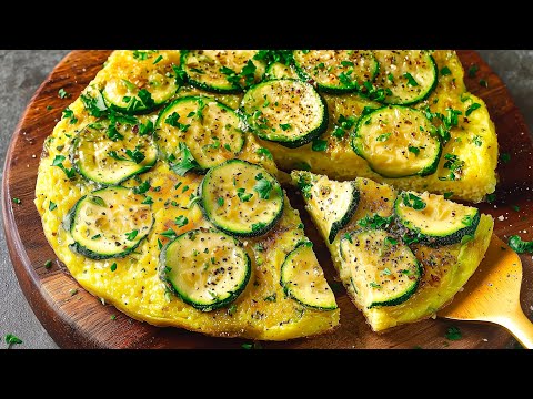 Just Slice Zucchini and Add Eggs! I Make This Several Times a Day! Ready in minutes!